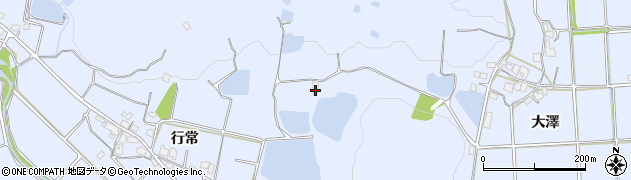 兵庫県加古川市志方町行常198周辺の地図