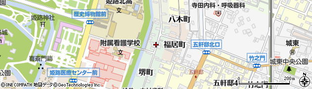 兵庫県姫路市竹田町周辺の地図