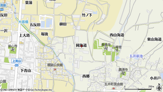 〒443-0003 愛知県蒲郡市五井町の地図