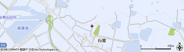 兵庫県加古川市志方町行常289周辺の地図