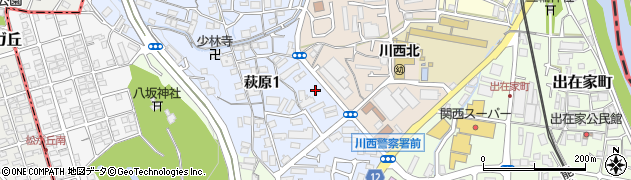 株式会社フクユ　川西営業所周辺の地図