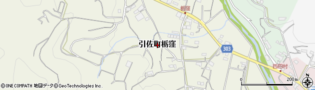 静岡県浜松市浜名区引佐町栃窪周辺の地図