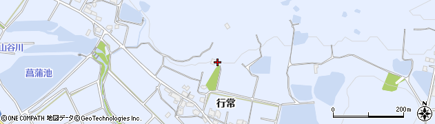 兵庫県加古川市志方町行常274周辺の地図