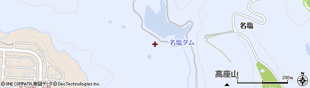 名塩ダム周辺の地図