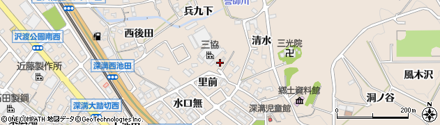愛知県額田郡幸田町深溝丸ノ内5周辺の地図