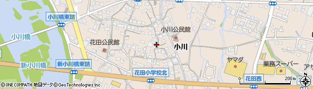 兵庫県姫路市花田町小川868周辺の地図
