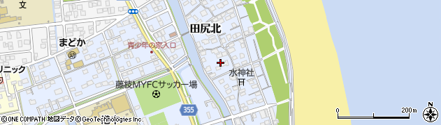 静岡県焼津市田尻北周辺の地図