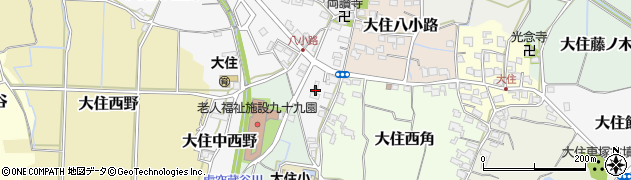 京都府京田辺市大住八河原周辺の地図