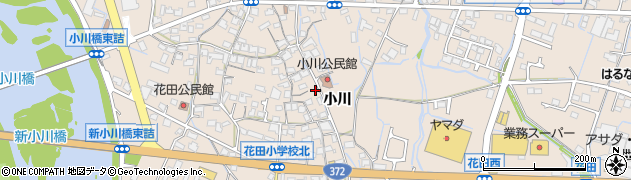 兵庫県姫路市花田町小川866周辺の地図