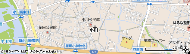 小川公園周辺の地図