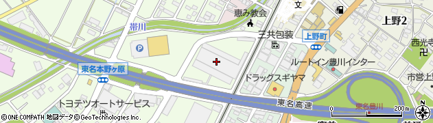 福山通運豊橋支店周辺の地図