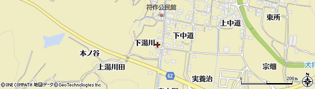 京都府宇治田原町（綴喜郡）南（下湯川）周辺の地図