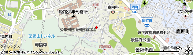 兵庫県姫路市岩端町58周辺の地図