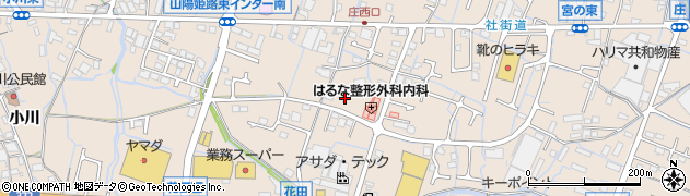 兵庫県姫路市飾東町庄126周辺の地図