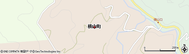 島根県浜田市横山町周辺の地図