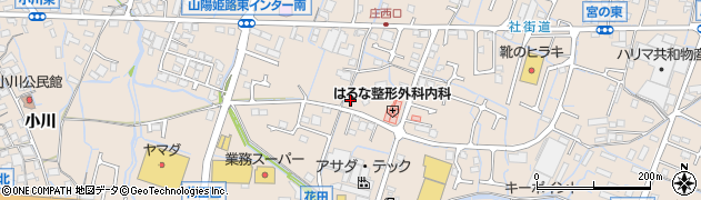 兵庫県姫路市飾東町庄127周辺の地図