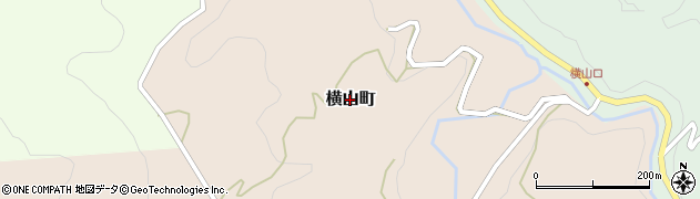 島根県浜田市横山町周辺の地図