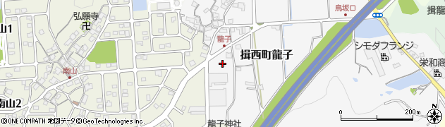 兵庫県たつの市揖西町龍子325周辺の地図