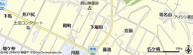 愛知県西尾市吉良町瀬戸（下川田）周辺の地図