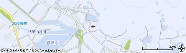 兵庫県加古川市志方町行常周辺の地図