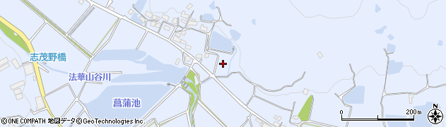 兵庫県加古川市志方町（行常）周辺の地図