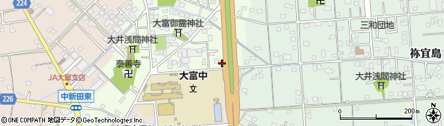 静岡県焼津市中根14周辺の地図