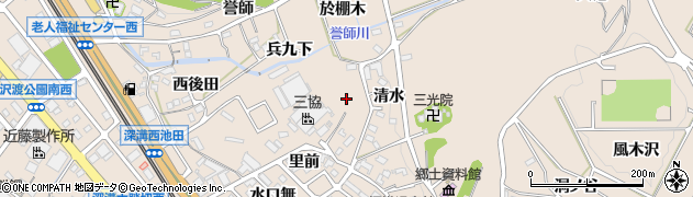 愛知県額田郡幸田町深溝丸ノ内周辺の地図