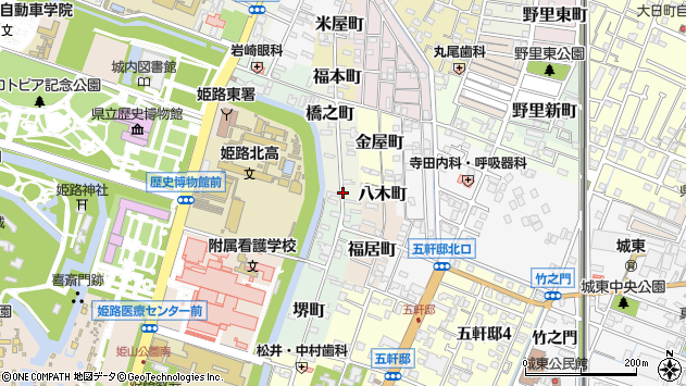 〒670-0007 兵庫県姫路市生野町の地図