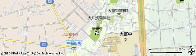 静岡県焼津市中根383周辺の地図