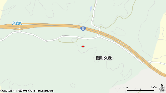 〒519-1116 三重県亀山市関町久我の地図