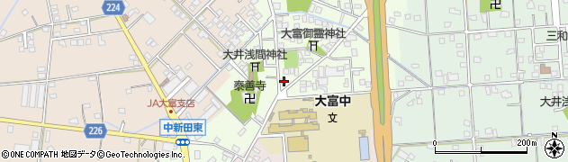 静岡県焼津市中根38周辺の地図