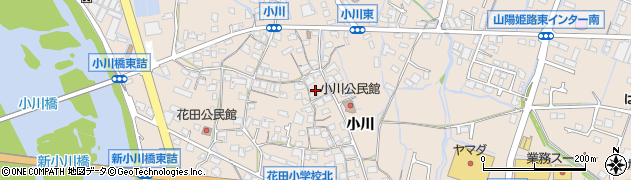 兵庫県姫路市花田町小川883周辺の地図