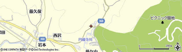 愛知県豊川市御津町金野西沢96周辺の地図