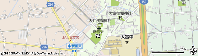 静岡県焼津市中根374周辺の地図