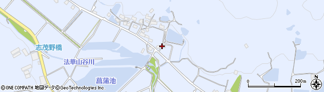 兵庫県加古川市志方町行常428周辺の地図