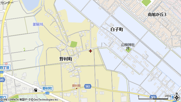 〒510-0203 三重県鈴鹿市野村町の地図
