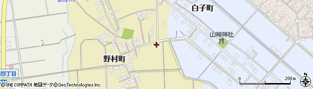 三重県鈴鹿市野村町周辺の地図