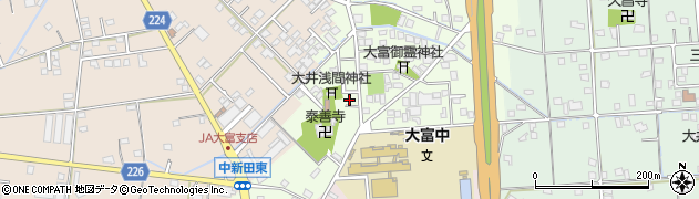 静岡県焼津市中根378周辺の地図