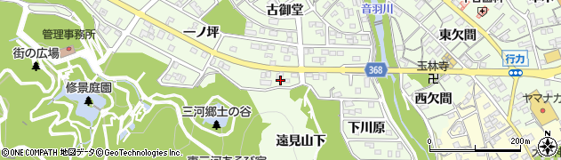 愛知県豊川市御油町一ノ坪6周辺の地図