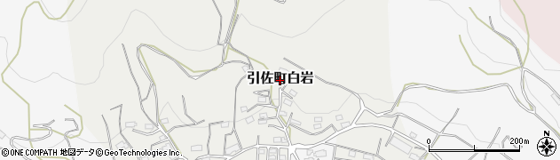 静岡県浜松市浜名区引佐町白岩周辺の地図