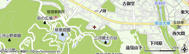 愛知県豊川市御油町一ノ坪25周辺の地図