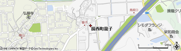 兵庫県たつの市揖西町龍子364周辺の地図