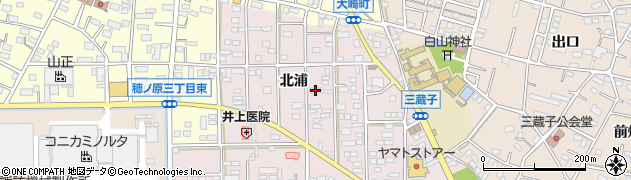 愛知県豊川市本野町北浦78周辺の地図