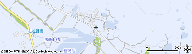 兵庫県加古川市志方町行常541周辺の地図