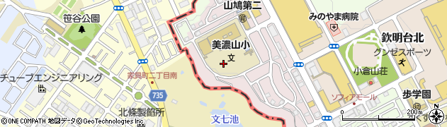 八幡市立公民館・集会場美濃山コミュニティセンター周辺の地図
