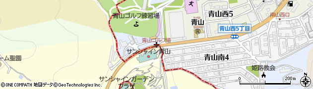 青山ゴルフ場周辺の地図