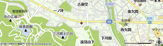 愛知県豊川市御油町一ノ坪7周辺の地図