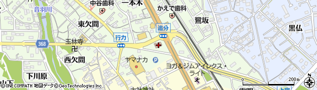 豊川市消防署西分署周辺の地図