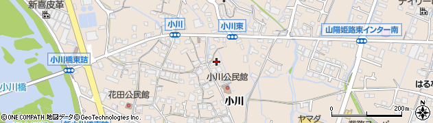 兵庫県姫路市花田町小川709周辺の地図