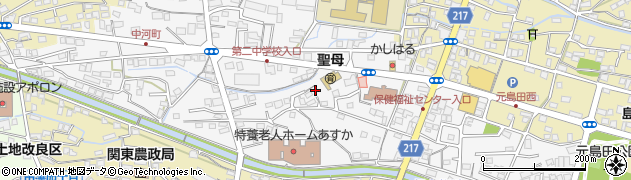静岡県島田市中河町周辺の地図